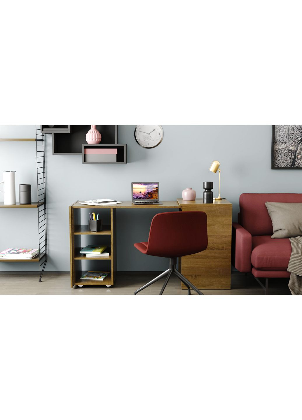 Стіл-тумба трансформер Смарт 1/1 750x1450x500 ДСП 16 мм (FRD-105071) Ferrum-decor (361944357)