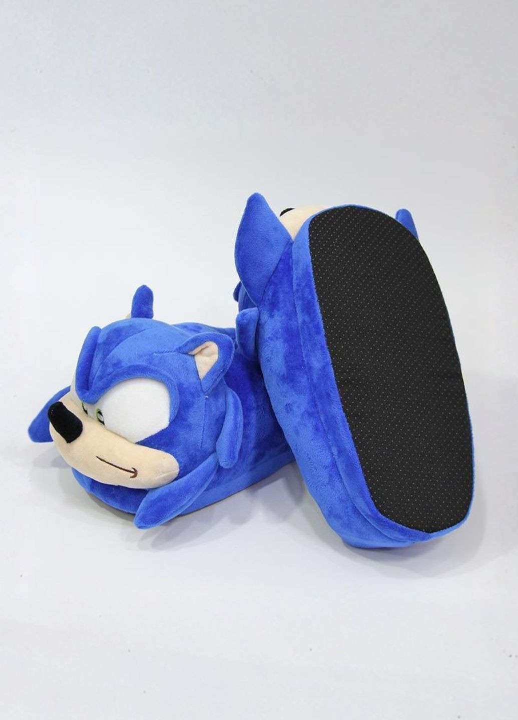 Дитячі капці плюшеві Сонік для кігурумі антиковзна підошва My Kigu (366874071)