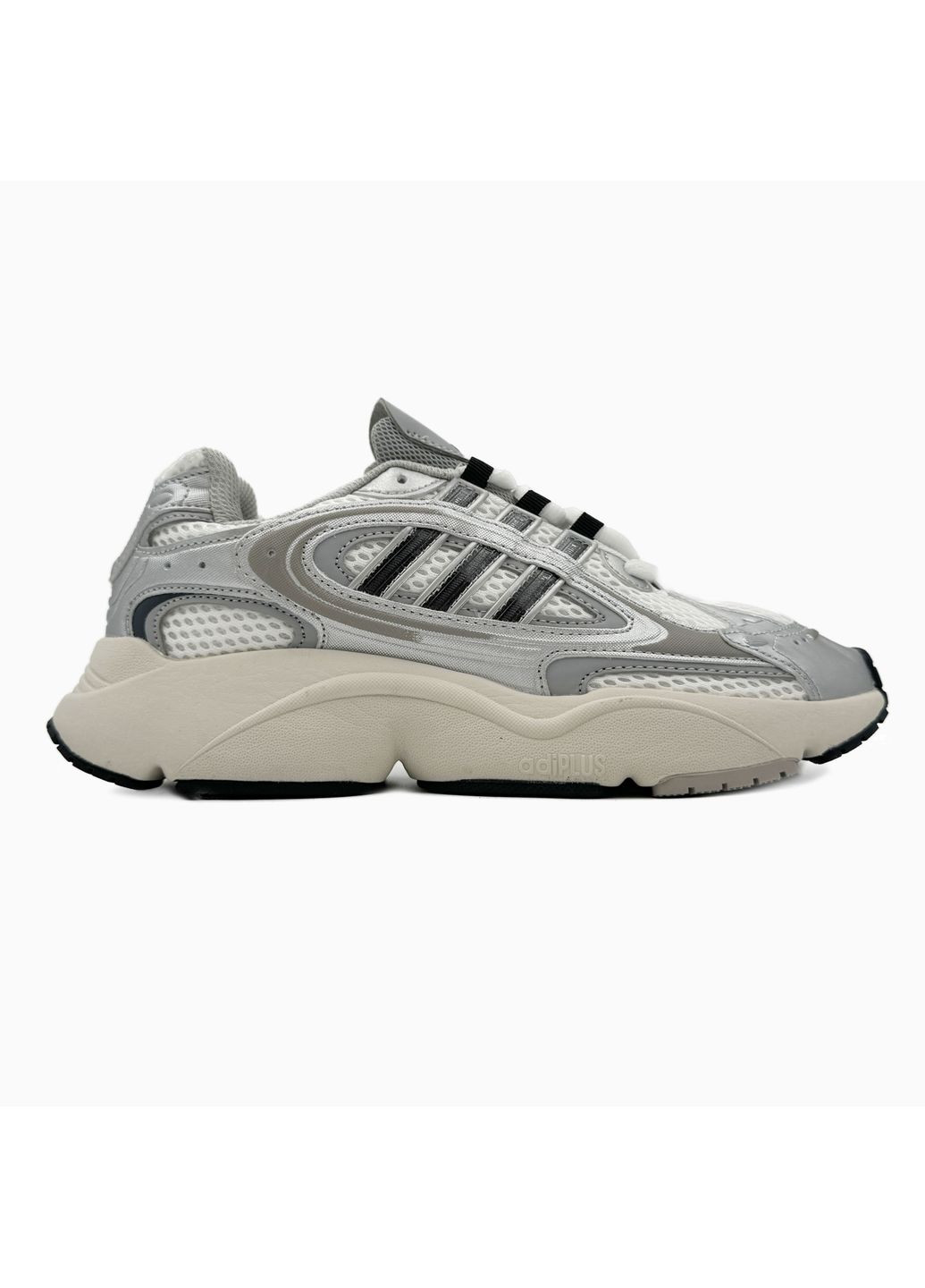 КРОСІВКИ ЖІНОЧІ ADIDAS OZMILLEN WHITE / SILVER / BLACK АДІДАС ОЗМІЛЛЕН No Brand чорні демісезони (367170504)