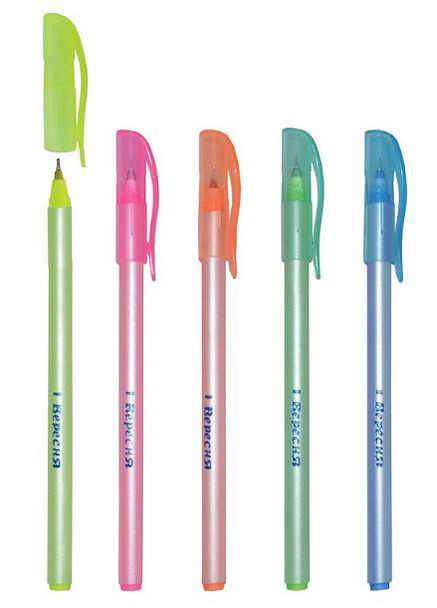 Ручка масляная "D fine Pearl", синяя 1 Вересня (342416786)