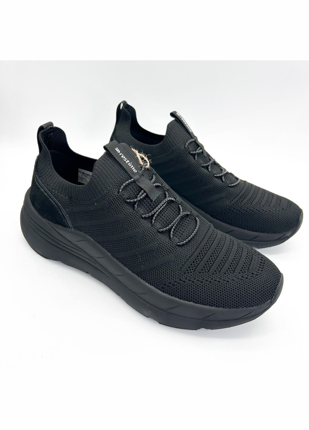 Чорні Літні кросівки (р) текстиль 0-2-2-bml-25414 Restime