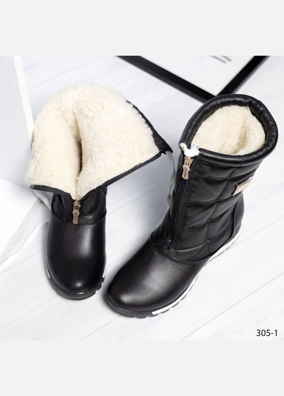 Черные дутики Vakko на молнии