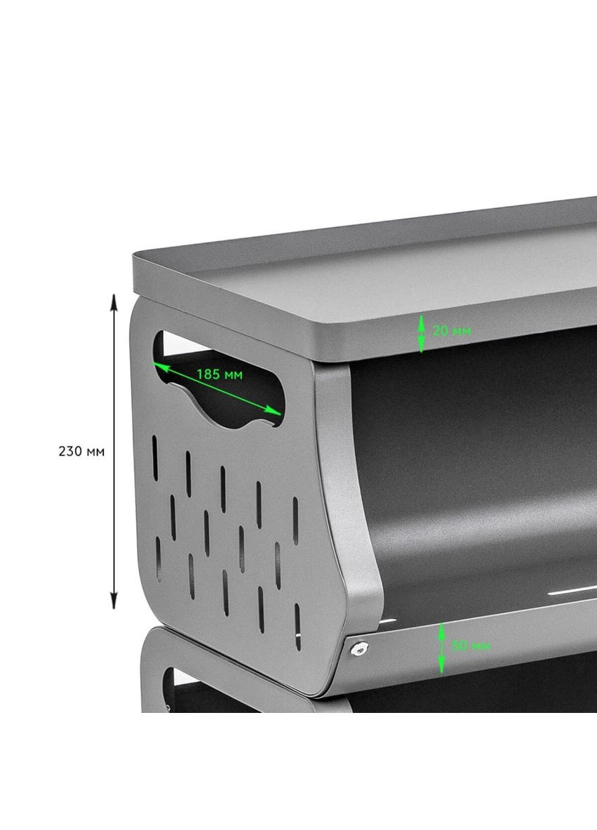 Стелаж універсальний для зберігання триярусний 60х30х77см SW-00002259 Sticker Wall (370792844)