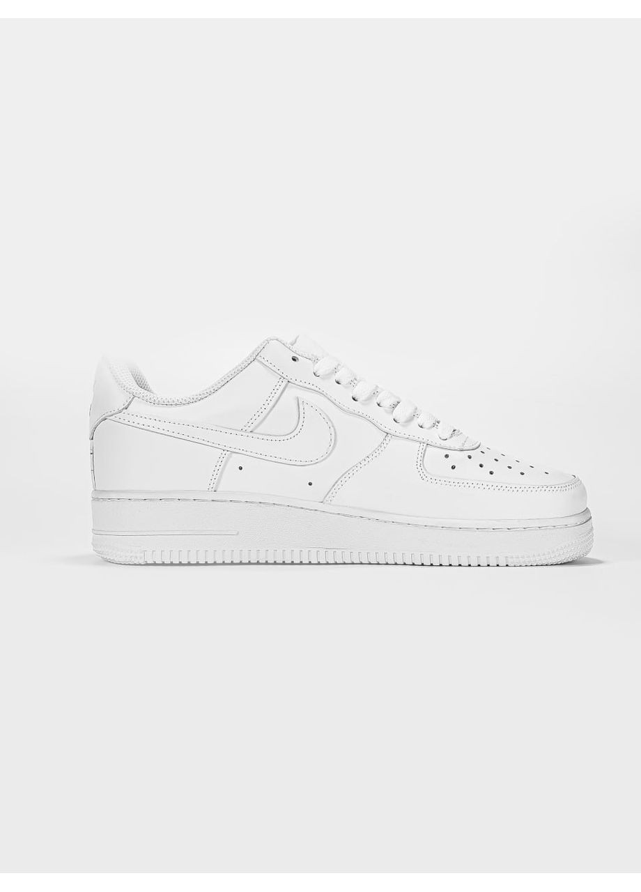 Білі Осінні чоловічі кросівки Nike Air Force 1 Low '07 White CW2288 Найк Аир Форс 1
