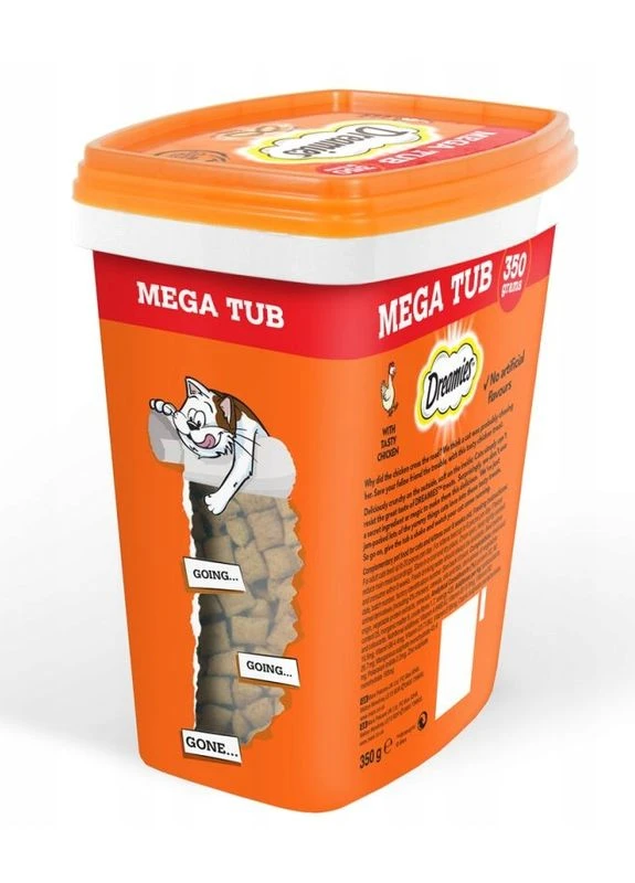 Лакомство для котов Cat подушечки со вкусом курицы 350 г Dreamies (266274550)