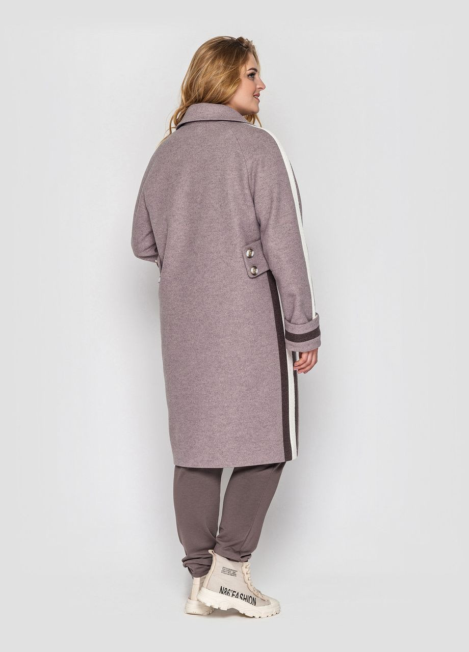 Коричневе демісезонне Пальто Ежен капучино 0326 Vlavi