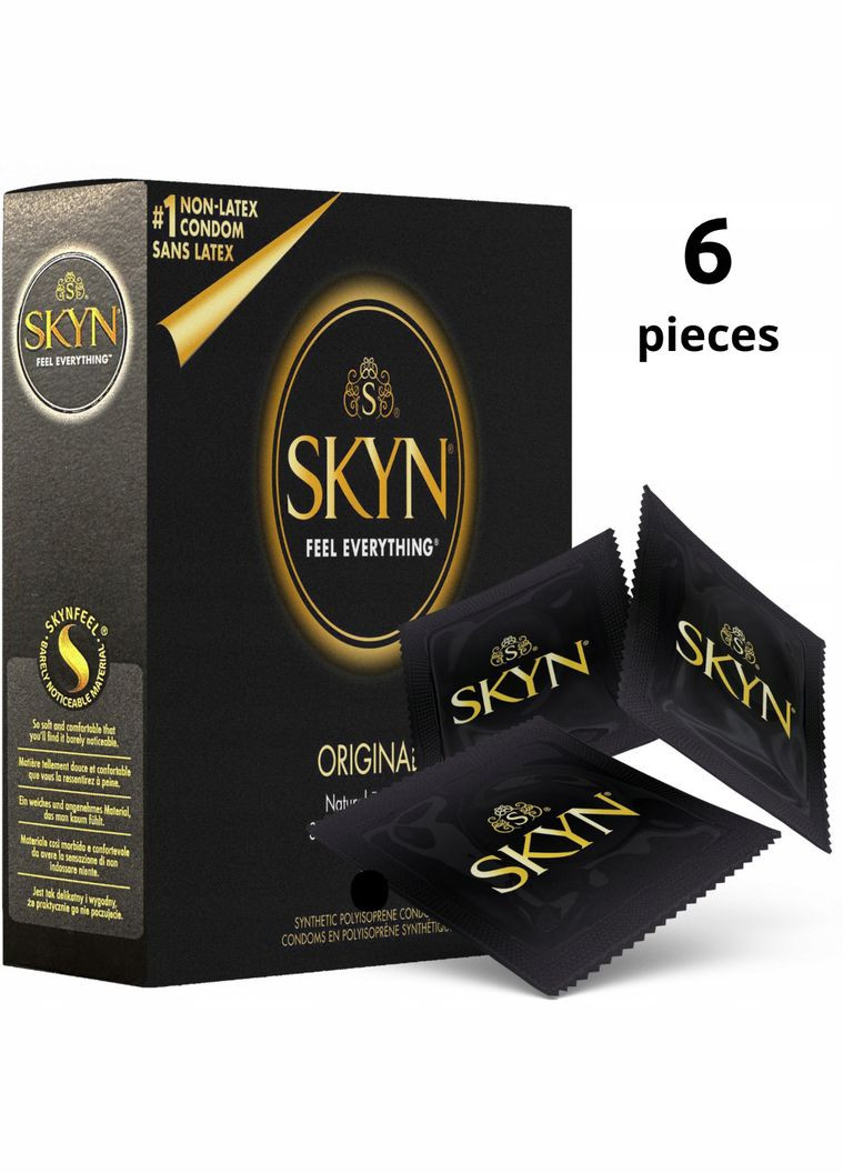 Презервативы Original 6 шт безлатексные (мягкая упаковка) SKYN (303888828)