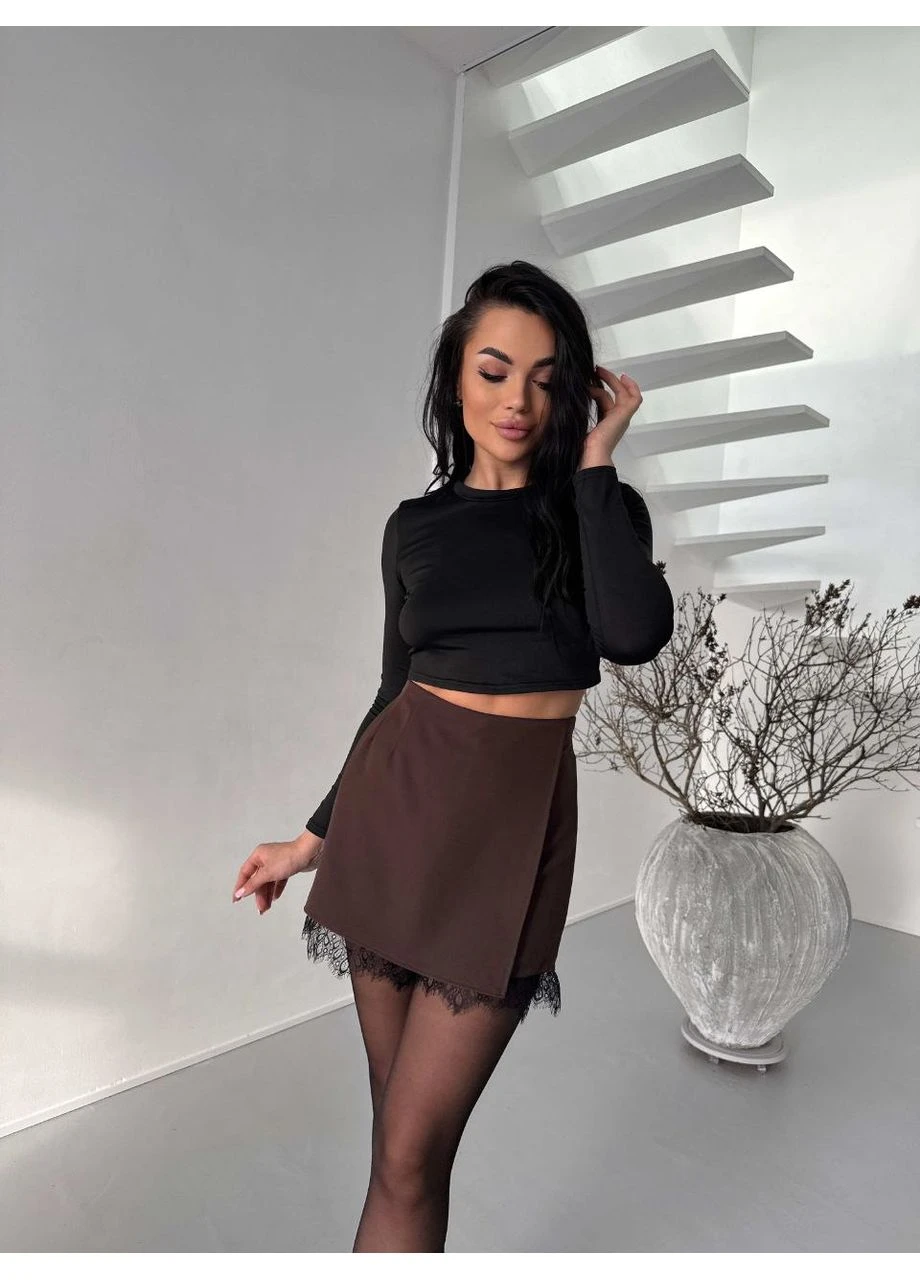 Жіноча спідниця-шорти з мереживом Fashion (382225275)