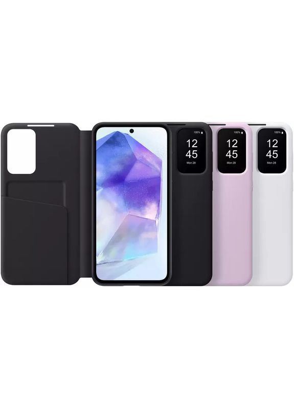 Чехол Smart View Wallet Case для Galaxy A55 Black (EFZA556CBEGWW) Samsung (306581283)