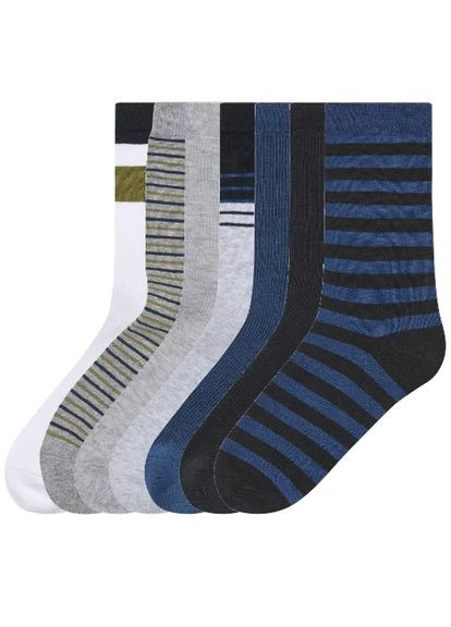Комбинированные носки для мальчика набор 7 шт Esmara всесезон (372507953)