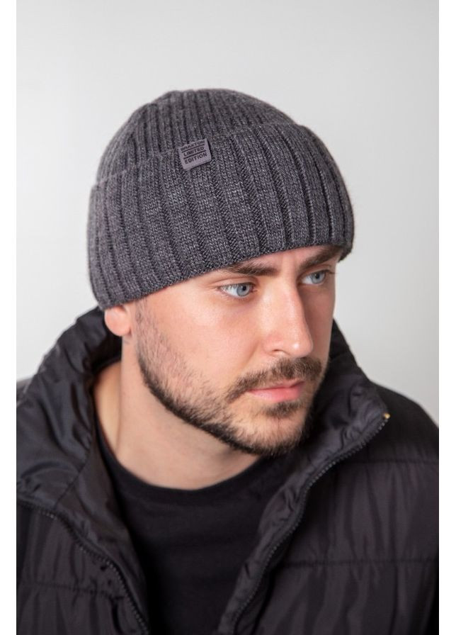 Мужская шапка с широким отворотом мужская «Brooklin-2» Braxton (366340613)