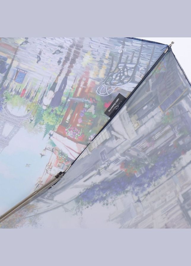 Комбінована жіноча парасолька складна антивітер повний автомат Trust середня система антивітер (346872023)