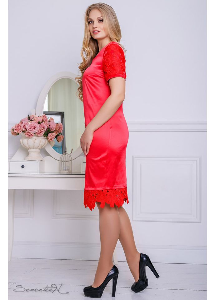Красное платье 816.2203 Seventeen