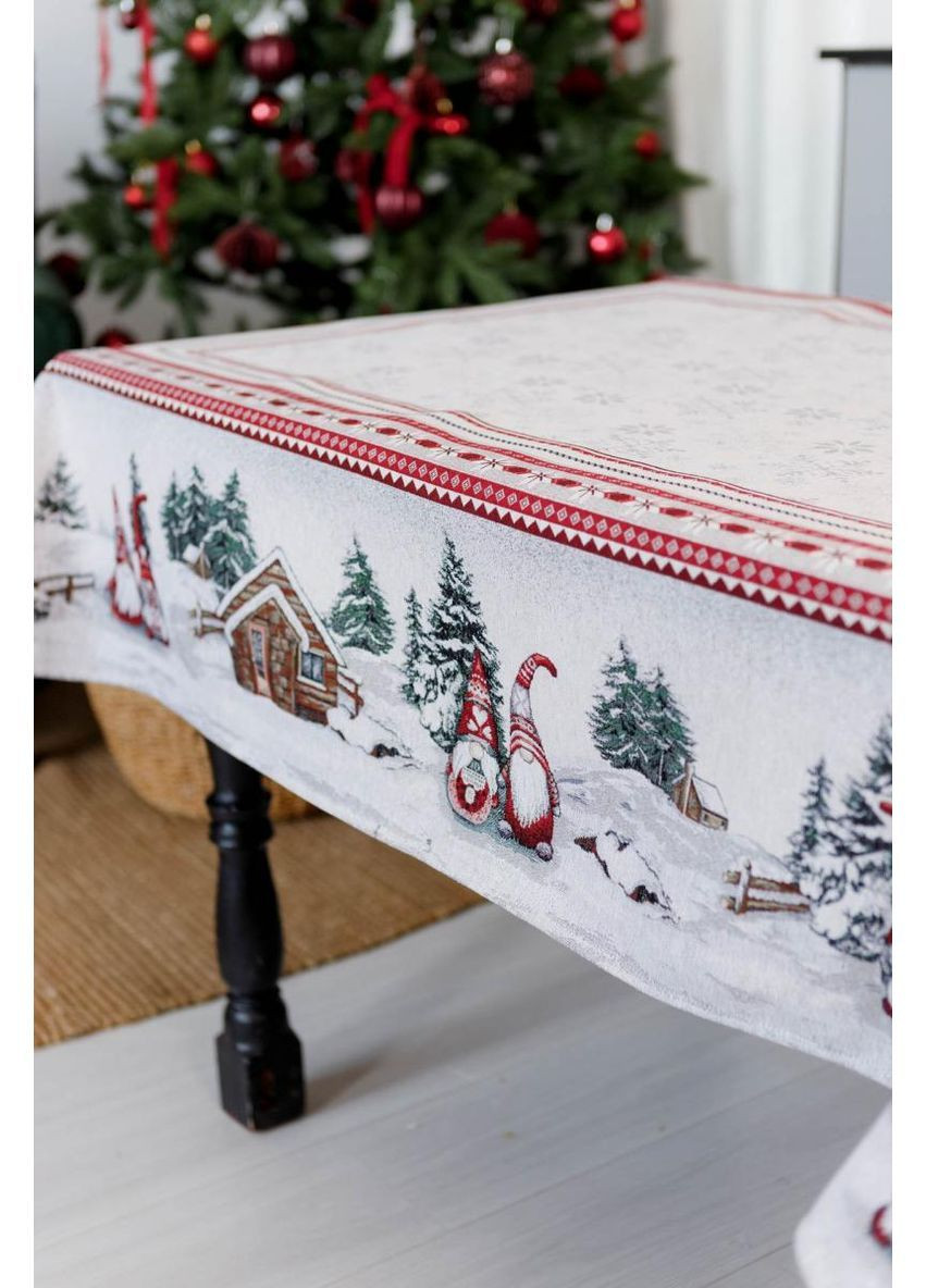 Скатертина гобеленова Snowfall 135х350 см Прованс (367261769)