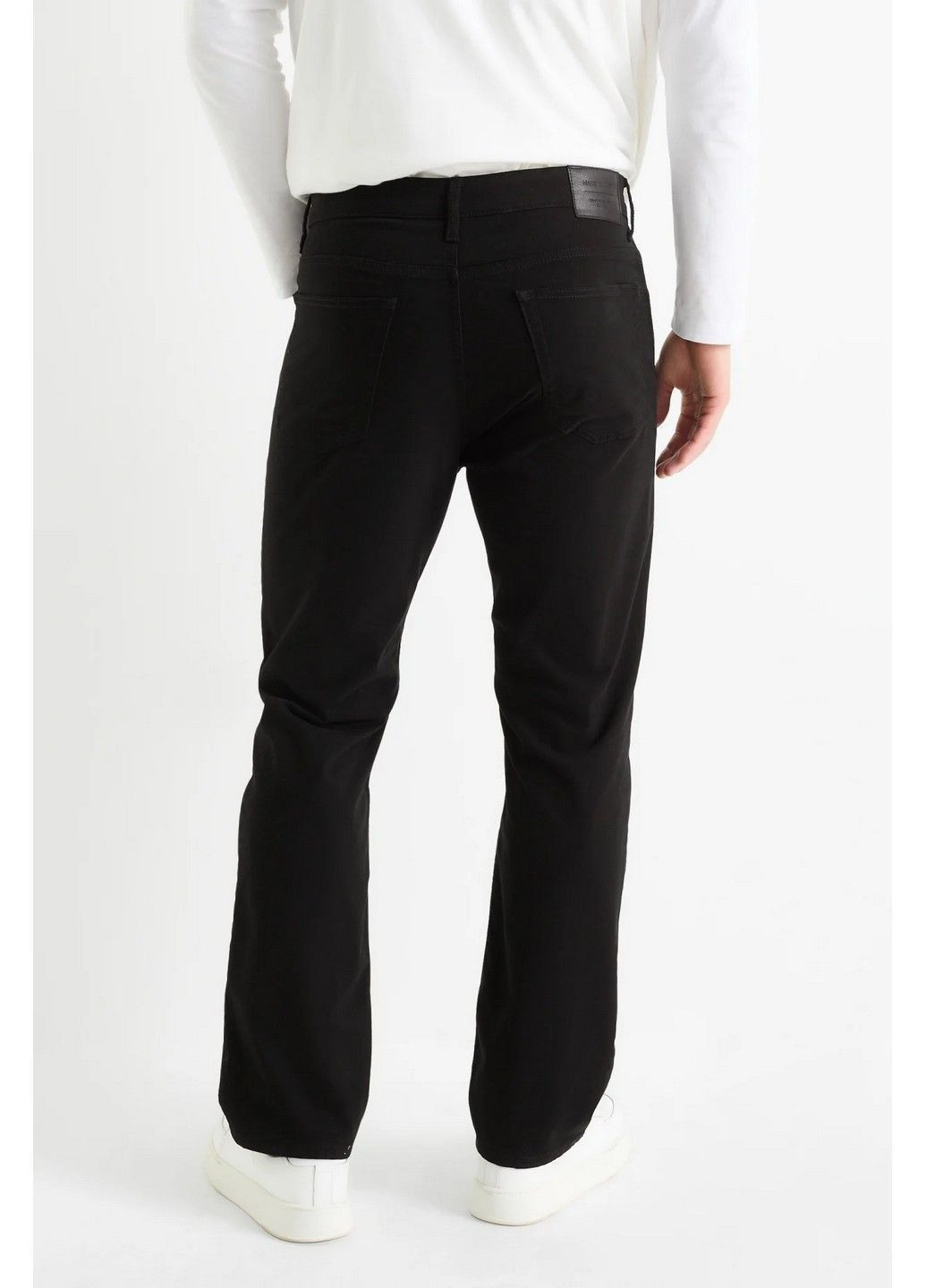 Черные кэжуал зимние брюки C&A