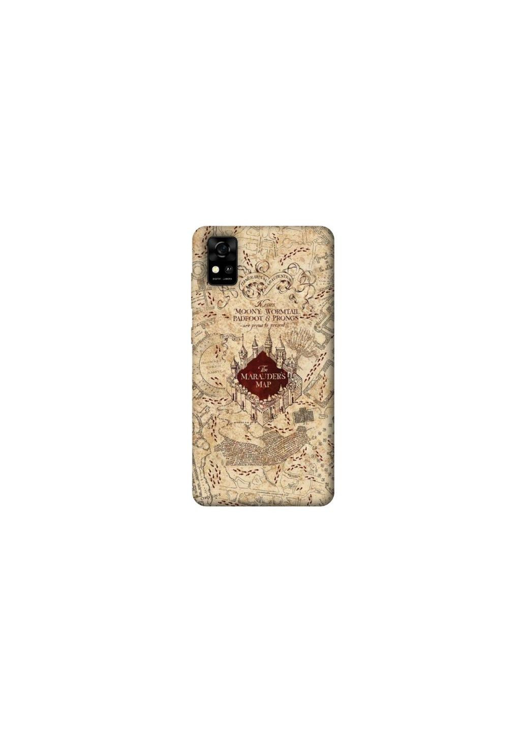 Чохол на ZTE Blade A31 Harry Potter Marauder's Map Frontalka (361984131)