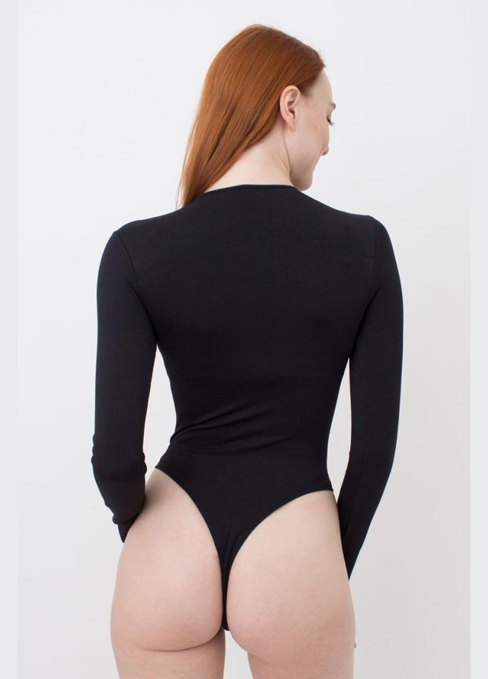 Боді лонгслів жіночій безшовний в рубчик Giulia BODY LONG SLEEVE RIB (296470203)