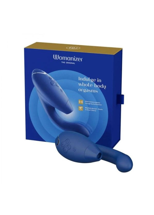 Инновационный бесконтактный вибратор-стимулятор Duo 2 Blueberry Womanizer (303886652)