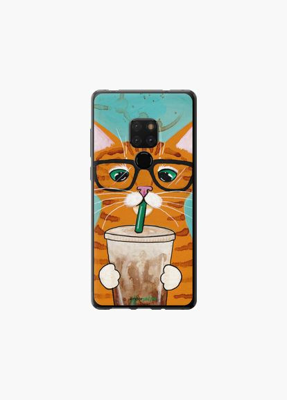Чохол на Huawei Mate 20 Зеленоокий кіт в окулярах "4054t-1578-2448" Endorphone (362606347)