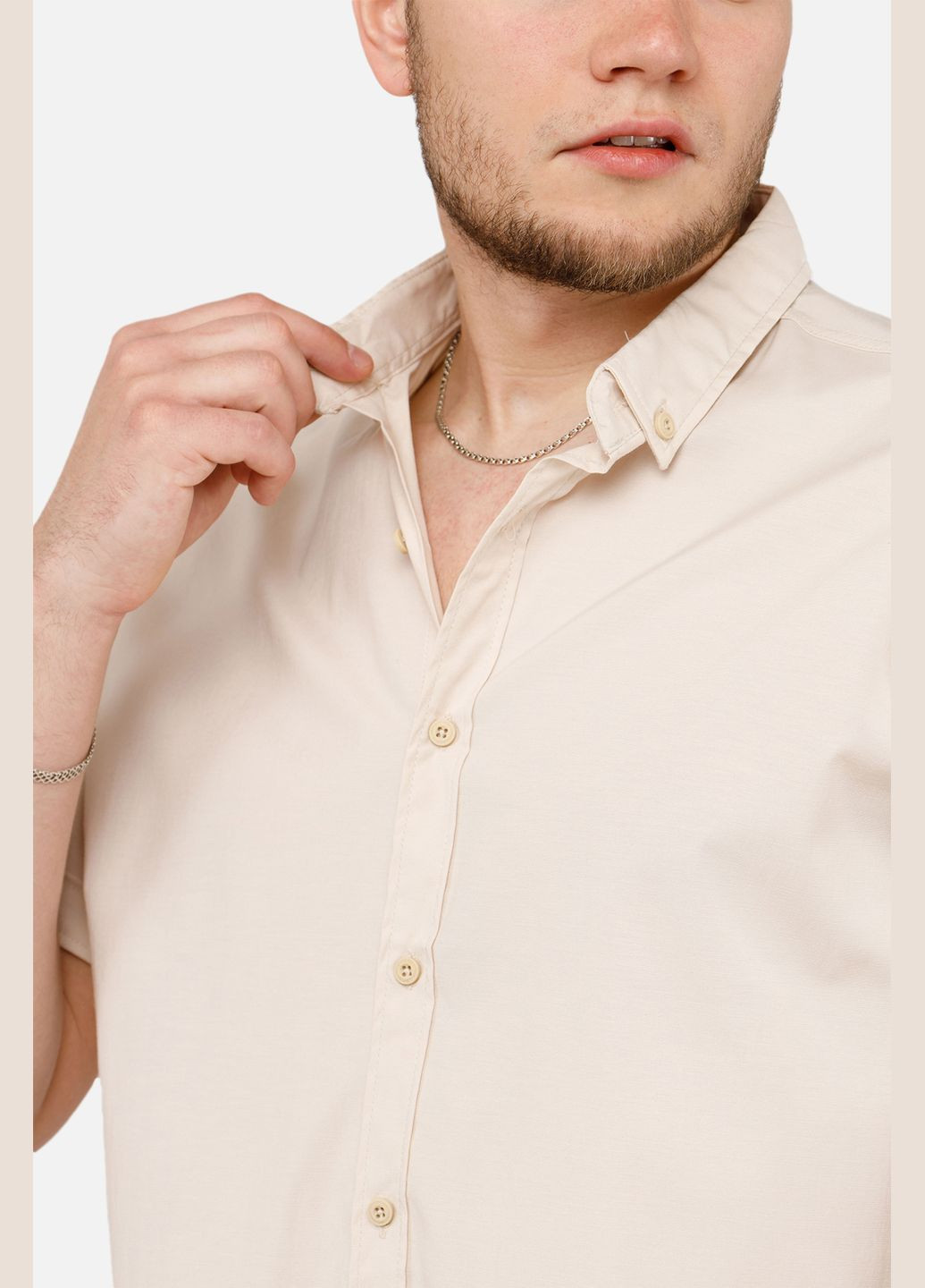 Бежевая рубашка G-Port