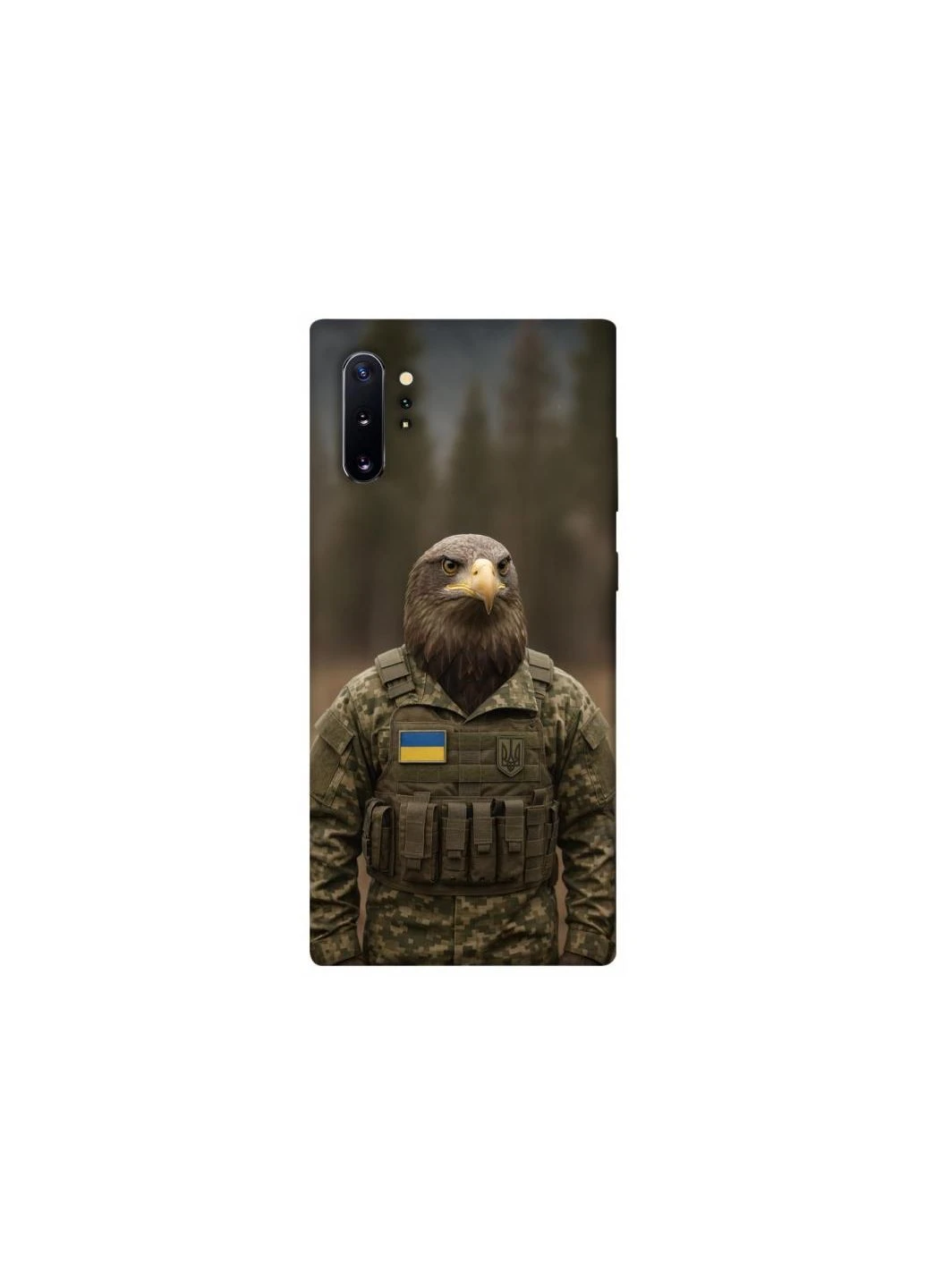 Чехол на Samsung Galaxy Note 10 Plus Орел защитник Frontalka (353369478)