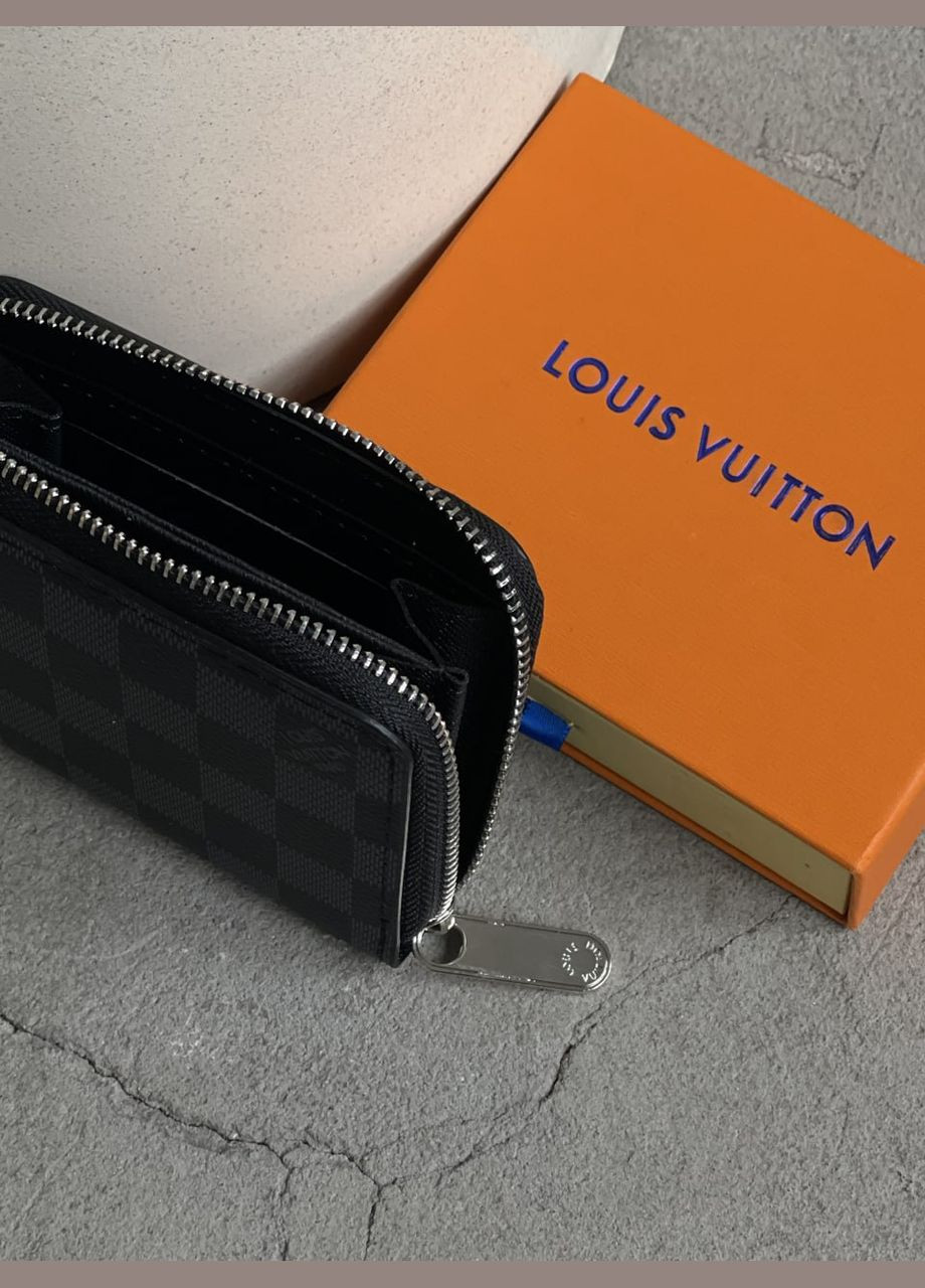 Гаманець Луї Вітон міні чорний клітка No Brand (317989416)