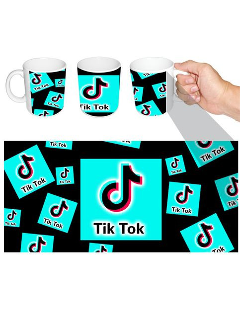 Чашка біла Тік Ток (z0112) No Brand (327005796)