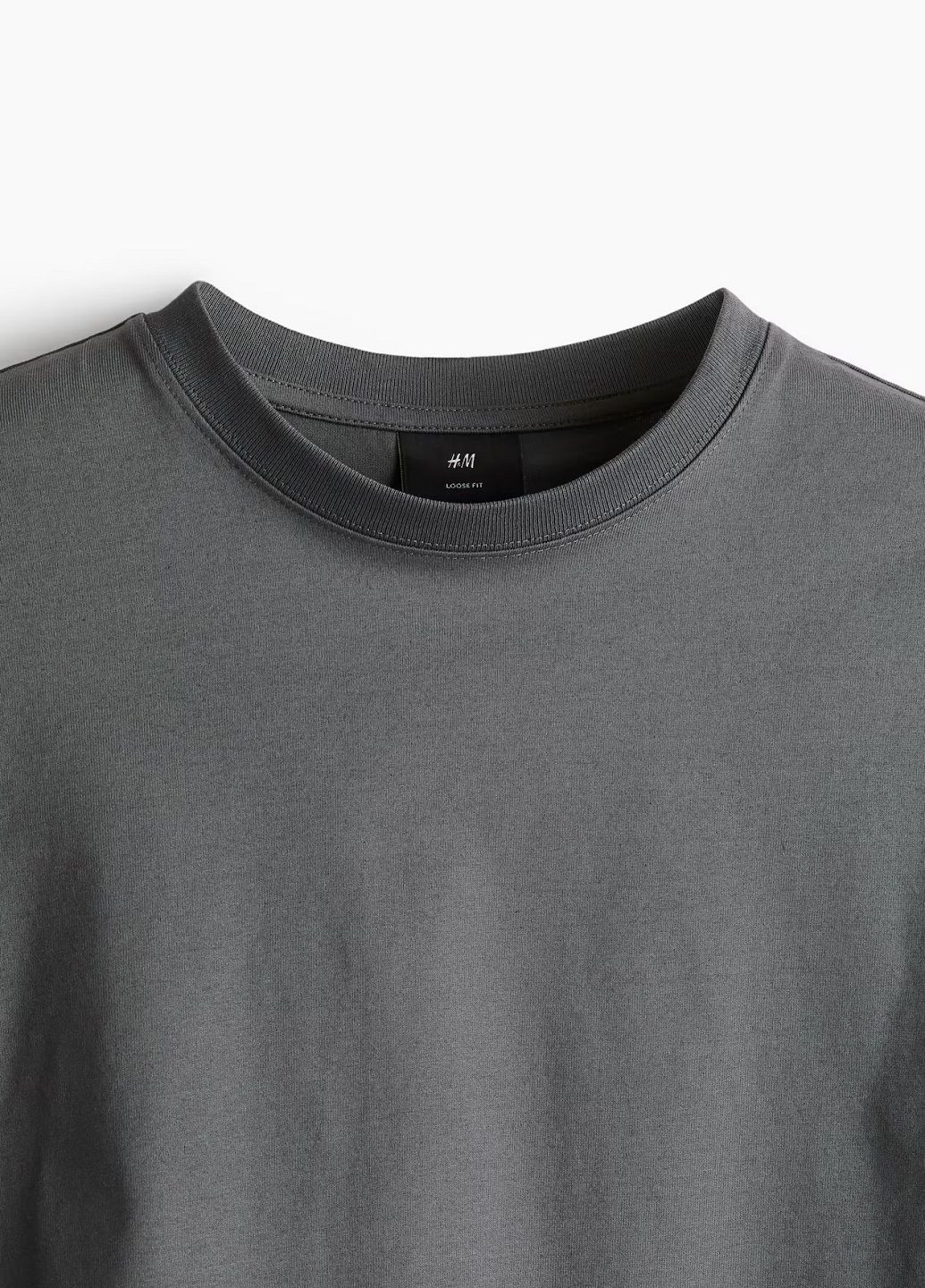Темно-серая футболка H&M
