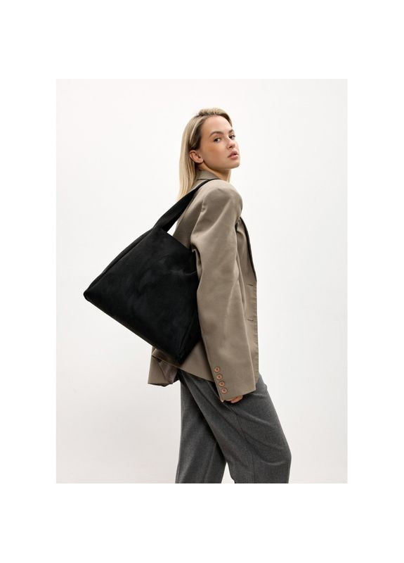 Жіноча сумка HOBO Velor чорна Sambag (368834858)