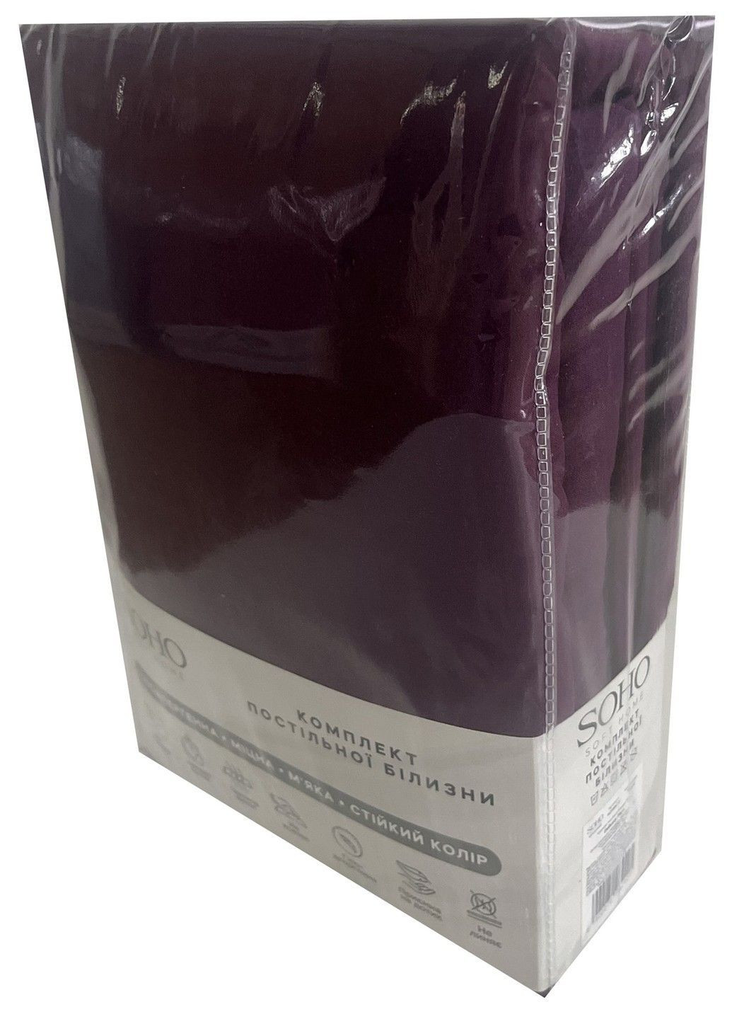 Комплект Комплект пост.белья Евро 200*220 Delicacy Plum Soho (365275736)