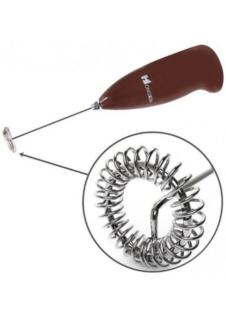 Ручний спінювач для молока HongXin піноутворювач капучинатор Коричневий Clatronic (296925697)