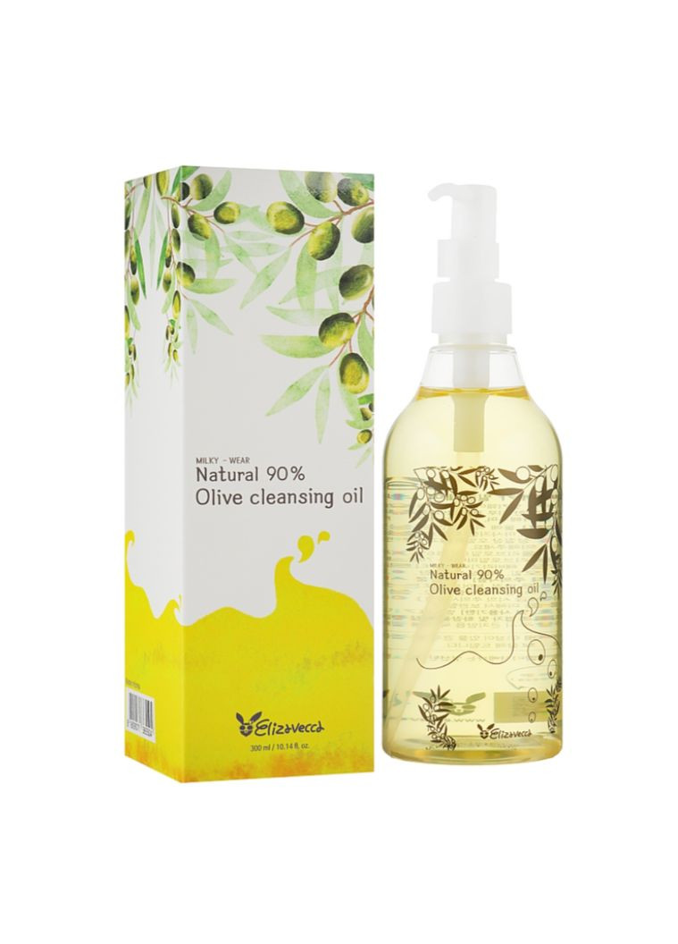Elizavecca Гидрофильное масло Olive 90% Cleansing Oil, 300 мл — Крем, Южная Корея (369927337)