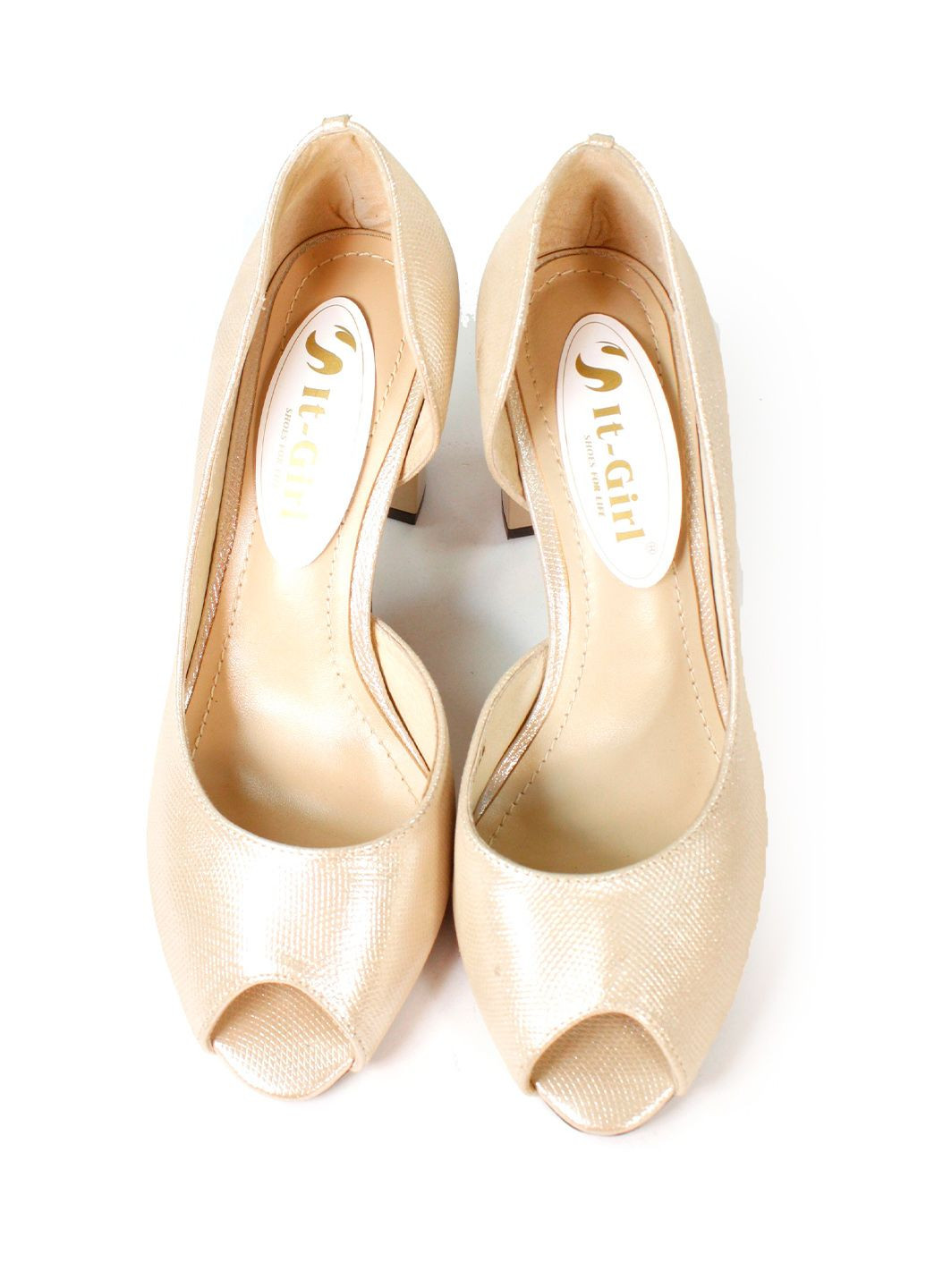 It-Girl Женские туфли лодочки золотой з натуральная кожа, — лето (317211675)