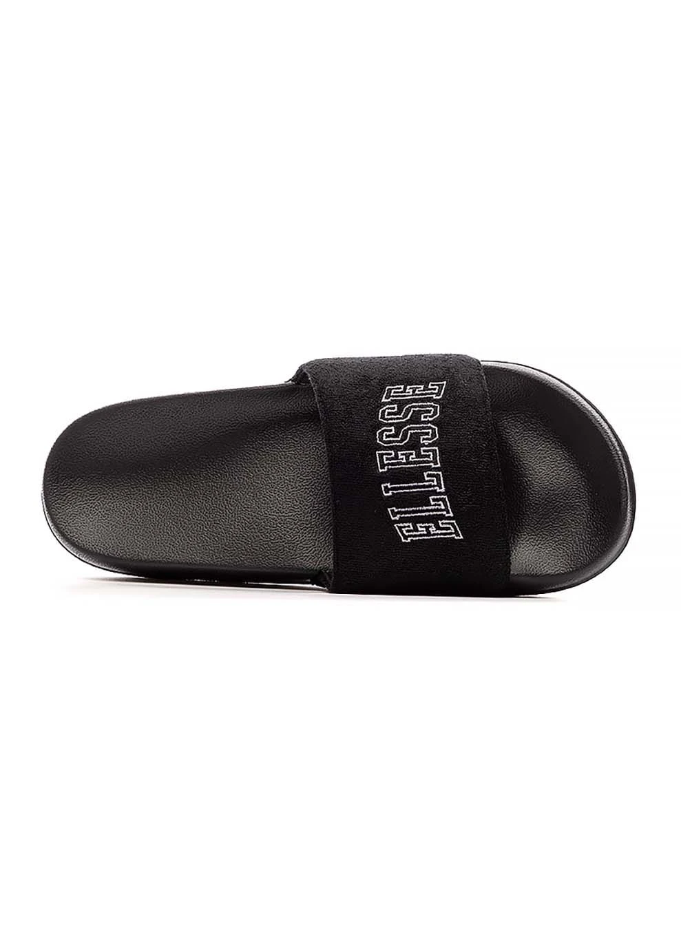 Черные повседневные шлепанцы ls45 slide черный Ellesse
