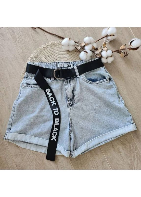 Джинсові шорти з поясом Україна (349821653)