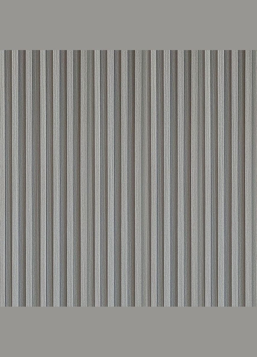 Декоративная стеновая рейка стальная серая 3000*160*23мм D (3DPanda-1528) Sticker Wall (323155068)