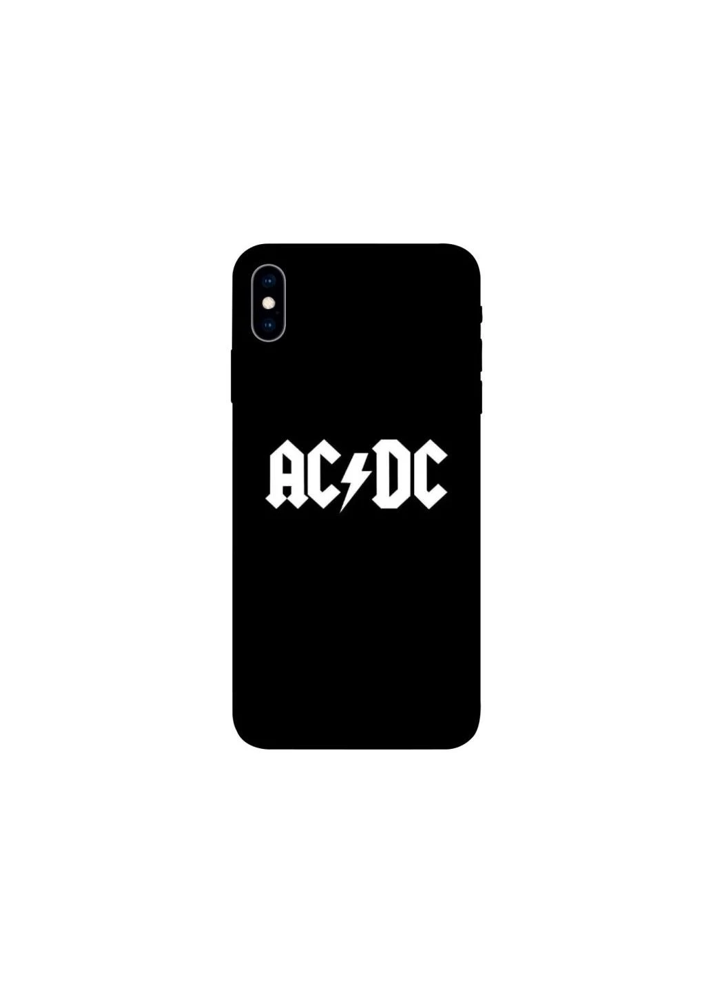 Чехол на Apple iPhone X (5.8") AC/DC logo Frontalka (361094587)