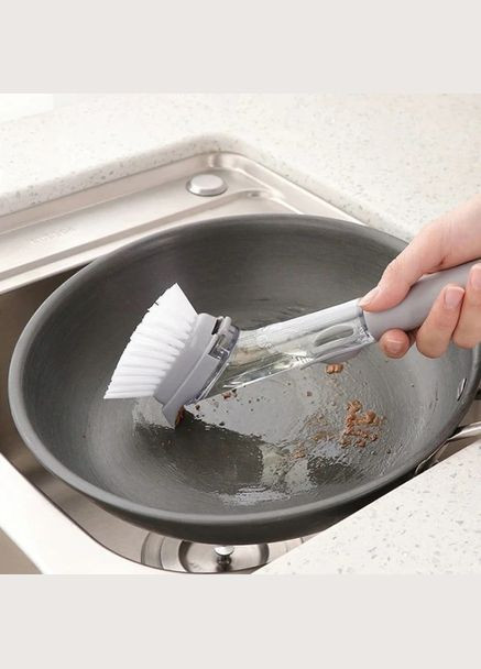 Многофункциональная щетка для мытья посуды DTMA с дозатором и насадками No Brand (334293522)