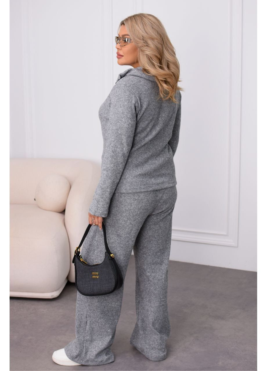 Жіночий костюм з ангори рубчик No Brand (365804693)