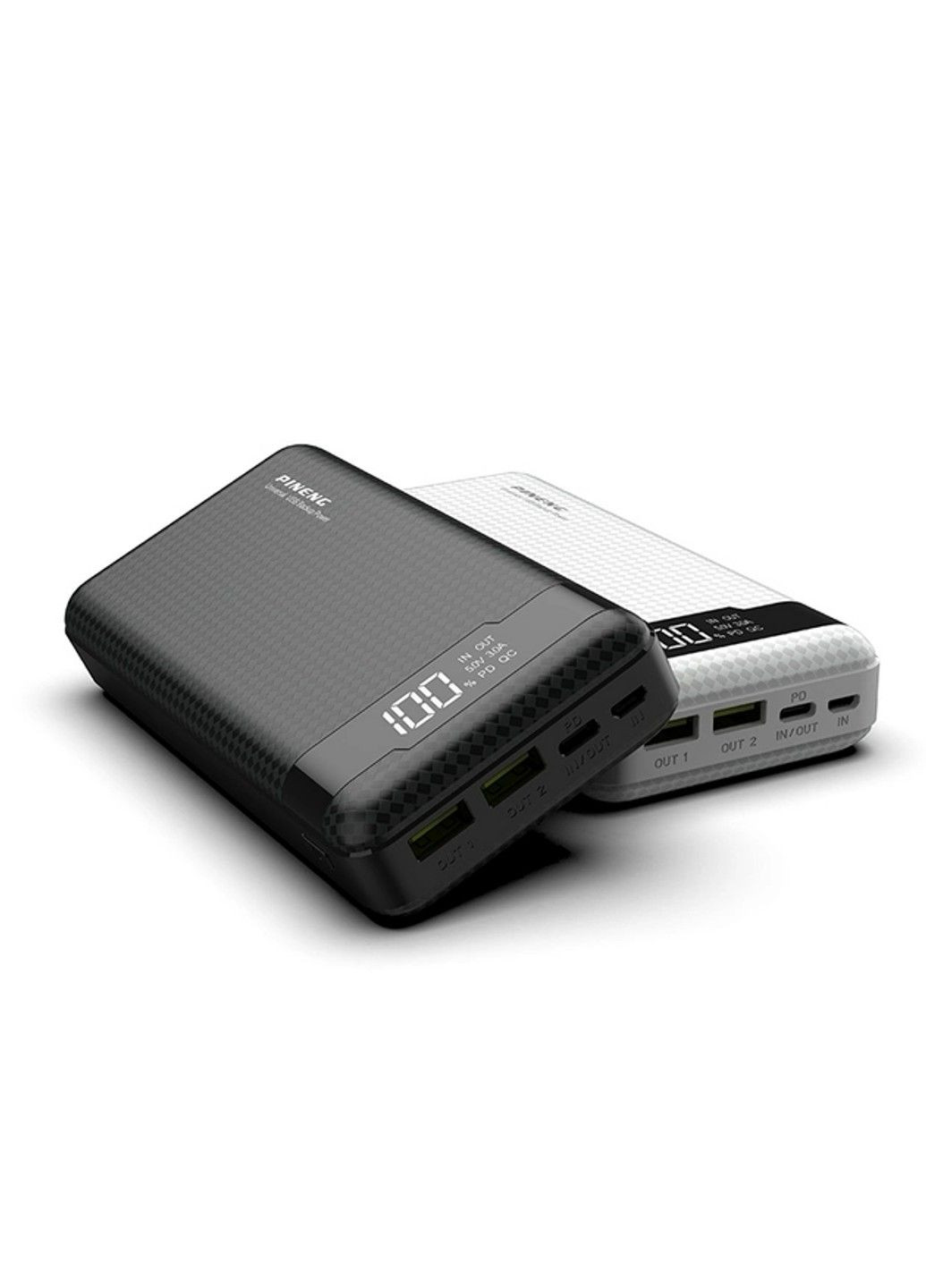 Портативный внешний аккумулятор PN-861 20000 mAh Power Bank Черный Pineng (332637113)