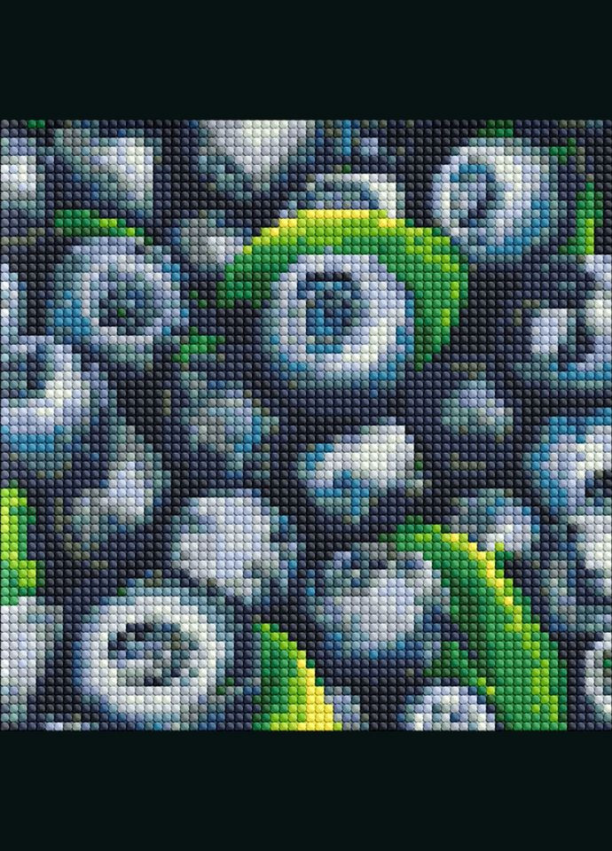 Алмазная мозаика без подрамника "Сочная голубика" AMC7705 Идейка (300389586)