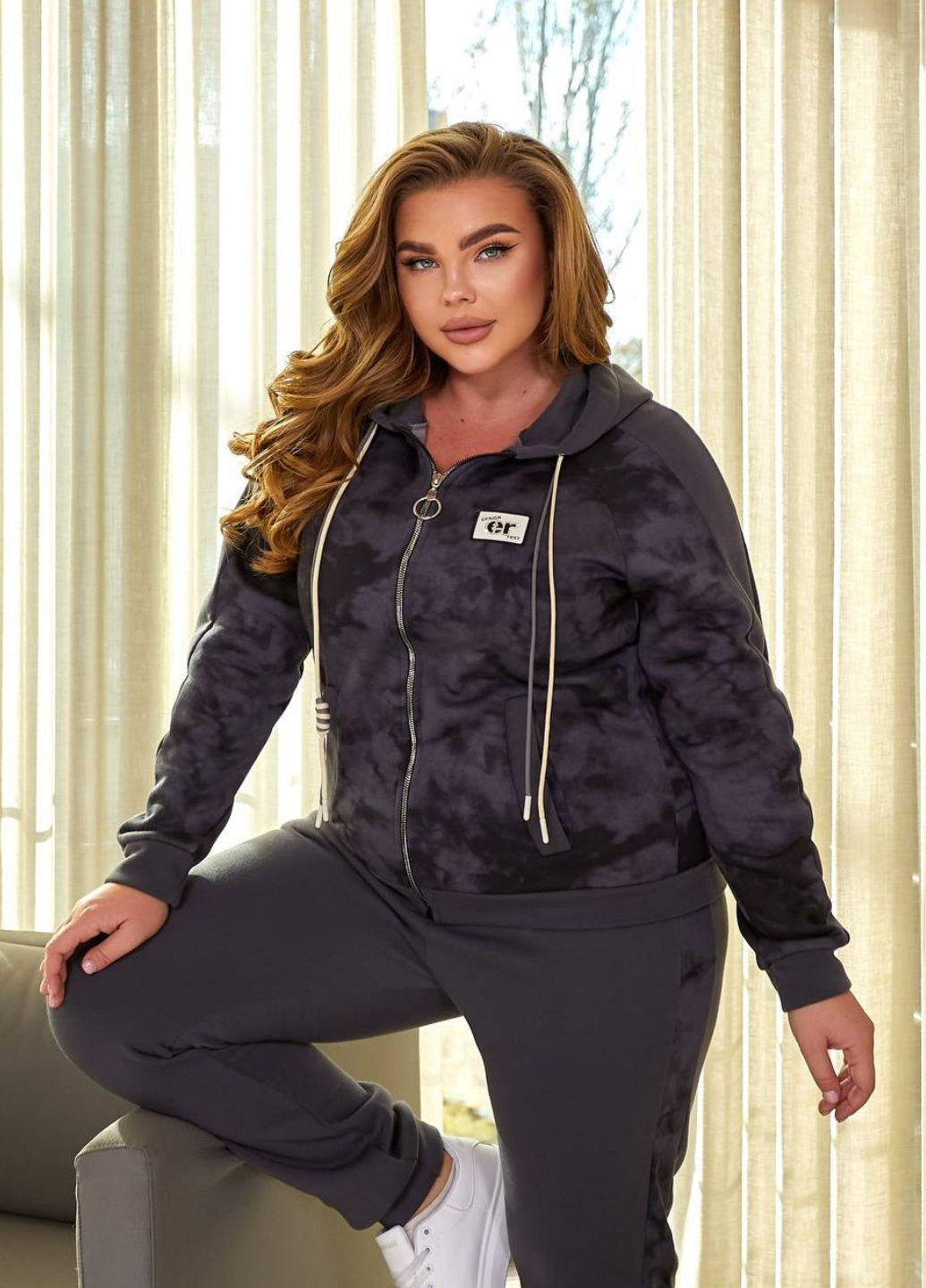 Костюм двойка: Кофта на молнии и брюки Tik-Tak (341736348)