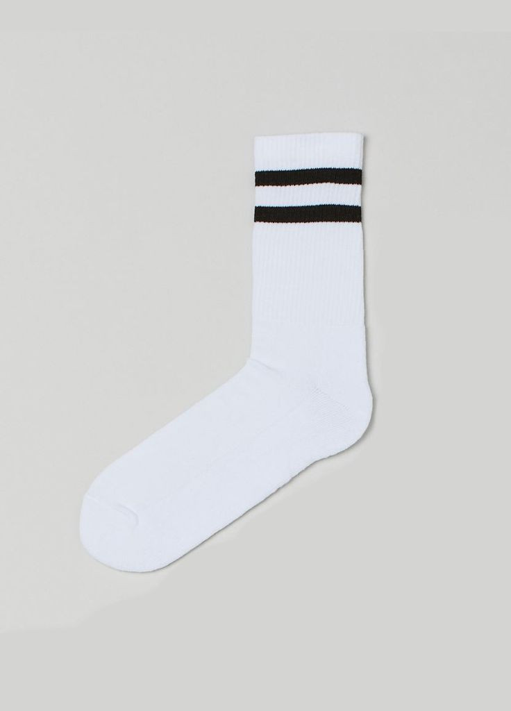 Шкарпетки махра з широкою резинкою для чоловіка 0647207-001 білий H&M (286328175)