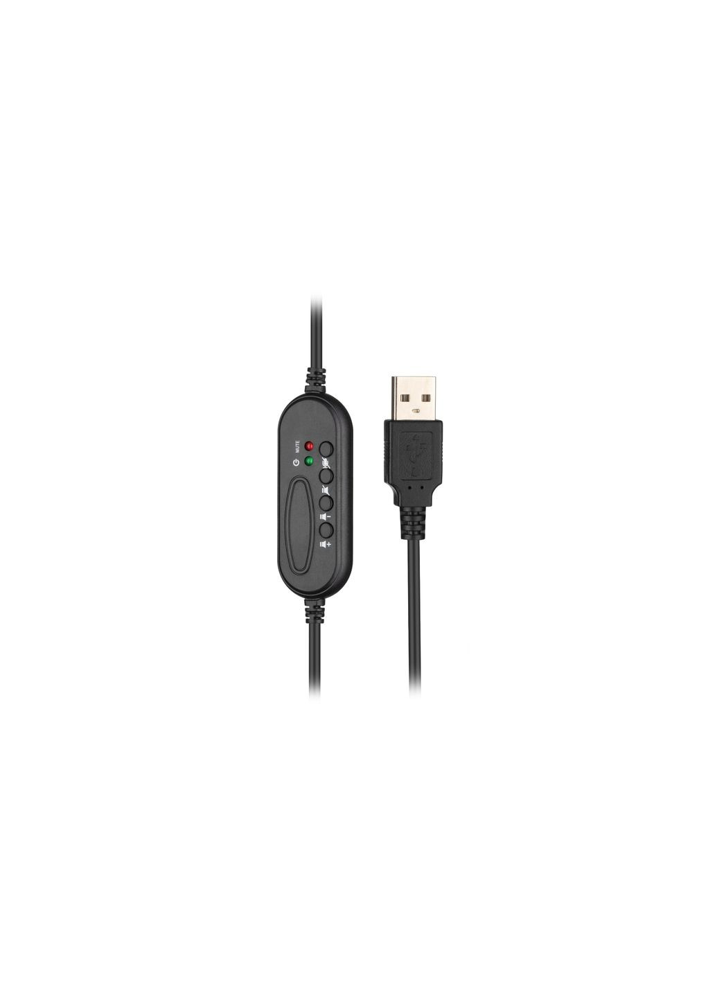 Гарнітура ПК стерео Over-ear CH13 USB, omni-mic, 2м, чорний 2E (342397710)