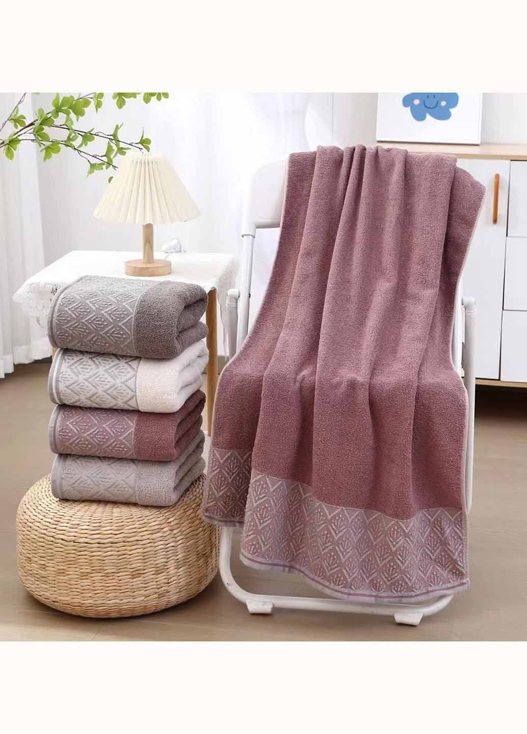 Полотенце банное махровое 140х70 см Homedec абстрактный серый