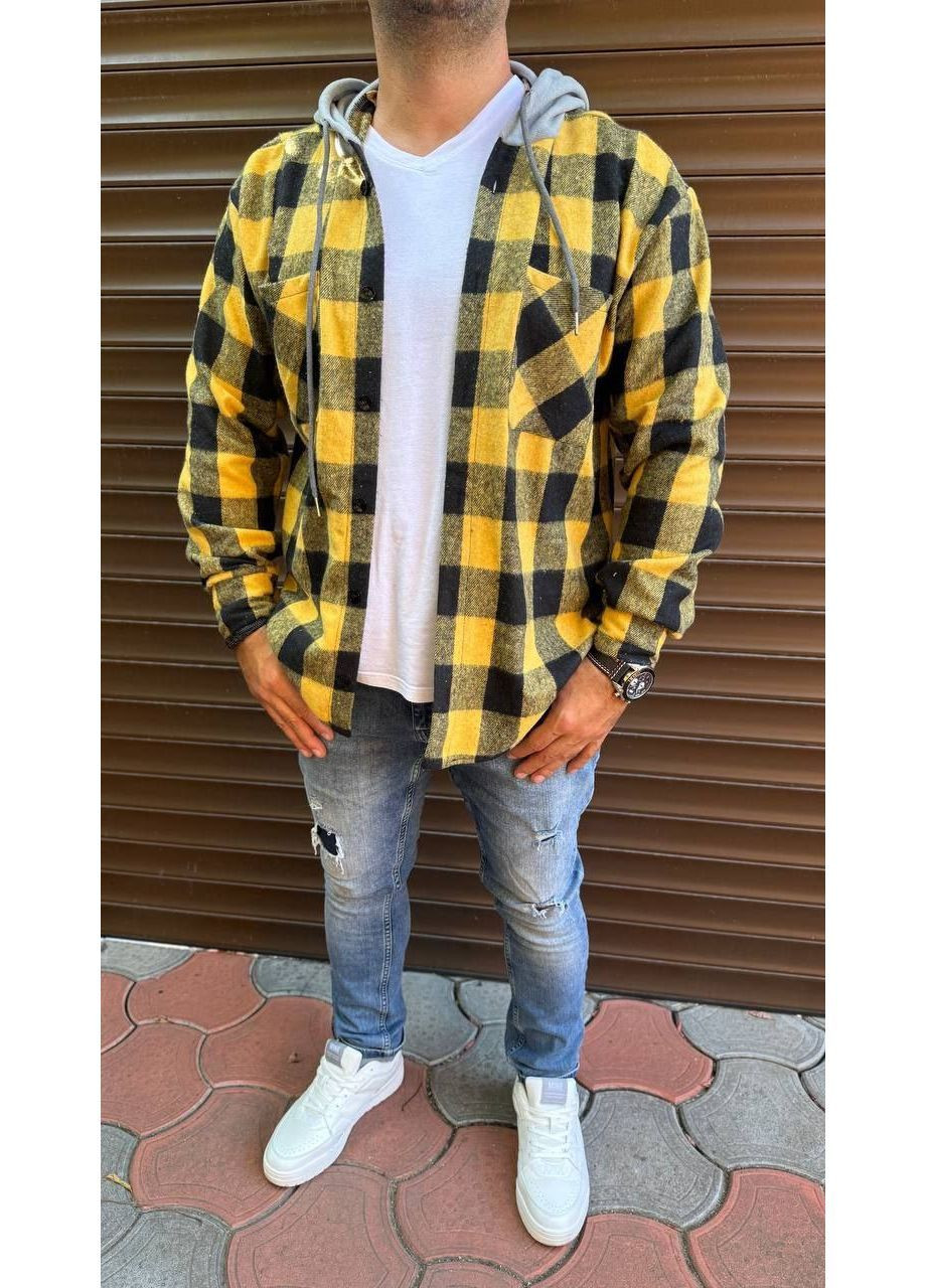 Желтая рубашка No Brand