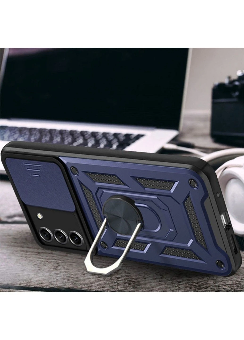 Ударостійкий чохол Camshield Serge Ring для Samsung Galaxy S22+ Epik (296721270)