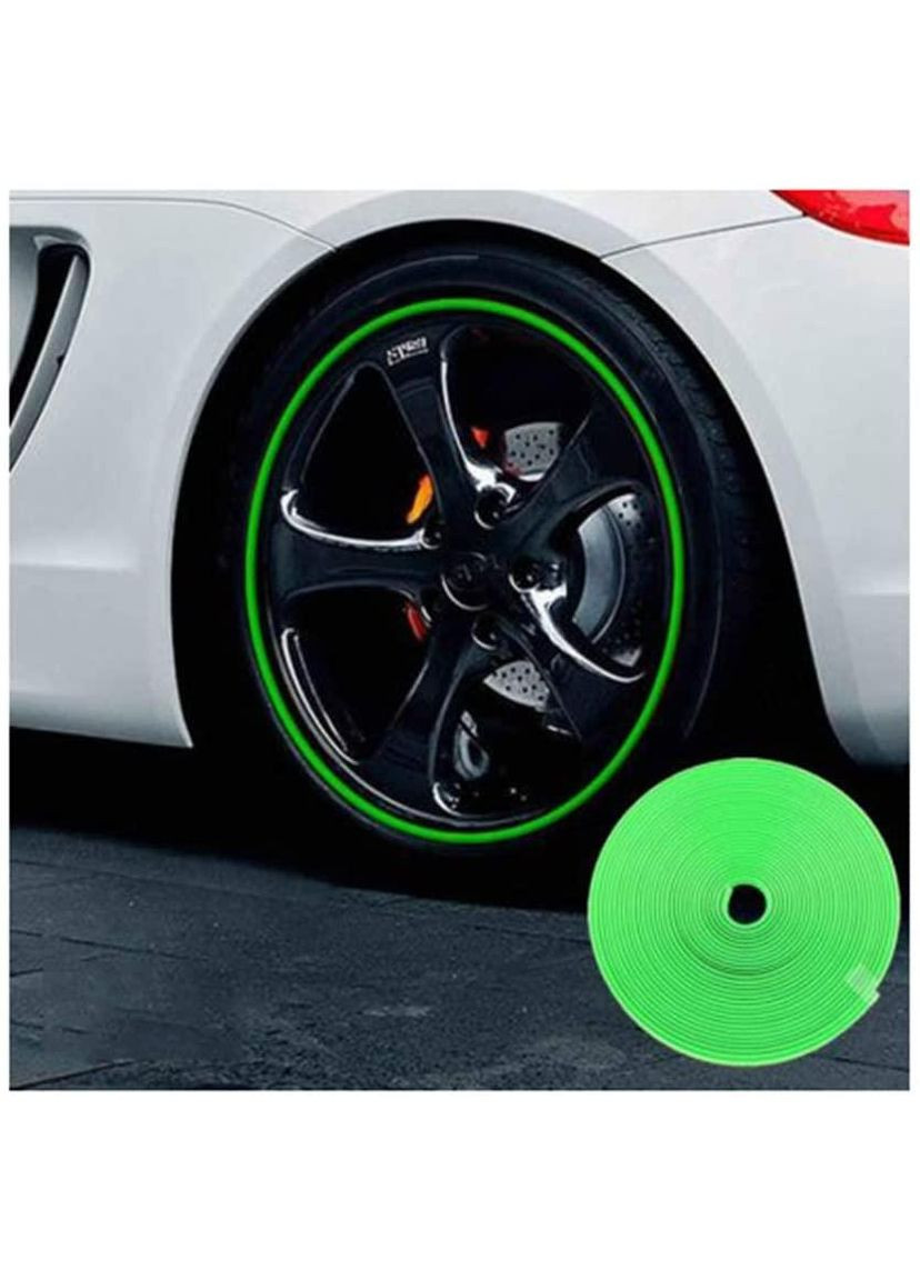 Захисна стрічка - молдинг на литі диски Wheel / Зелена / 7,6 м PRO (369165391)