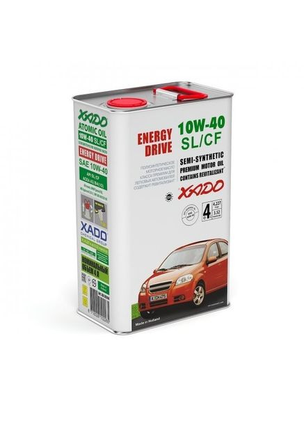 Олива моторна Atomic Oil 10W-40 SL/CF 4л XADO (348358580)