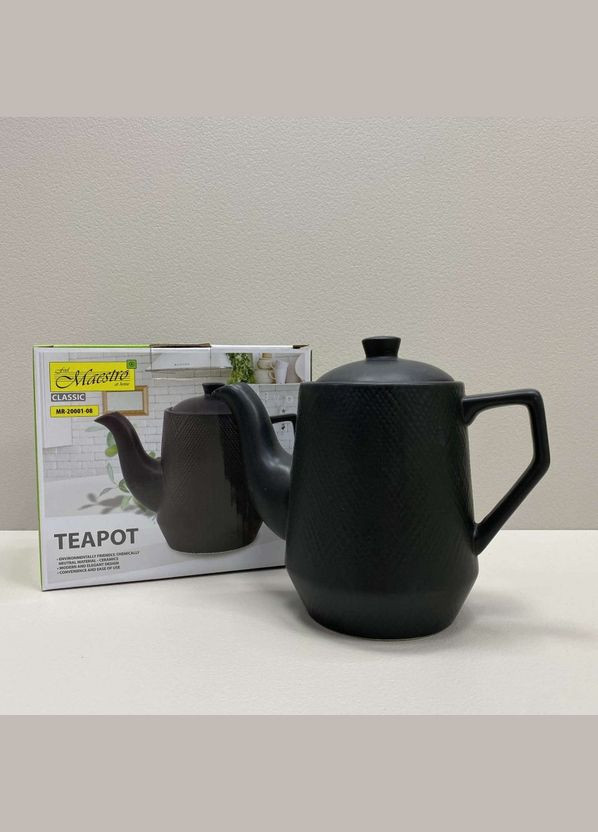 Чайник для заварювання 800 мл керамічний MR-20001-08 Black Maestro (317203615)